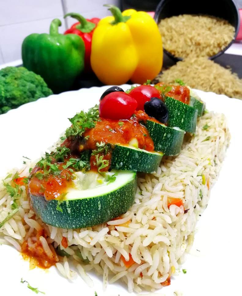zucchini-stuffed-rice-bowl