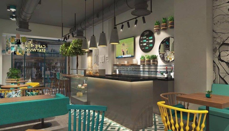 cafe staywoke south point mall gurgaon