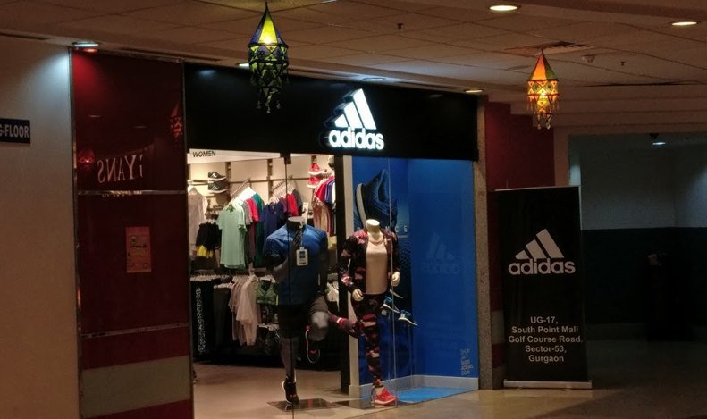 adidas south point mall gurgaon