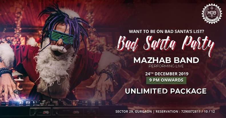 best christmas eve parties gurgaon bad-santa-party-ministry-of-beer-gurgaon