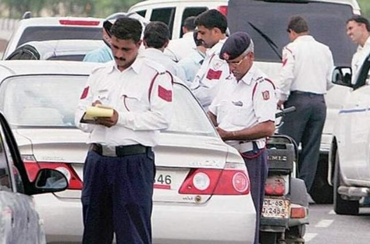 New Rules Kick In; Biker Fined Rs 23,000 in Gurugram today!