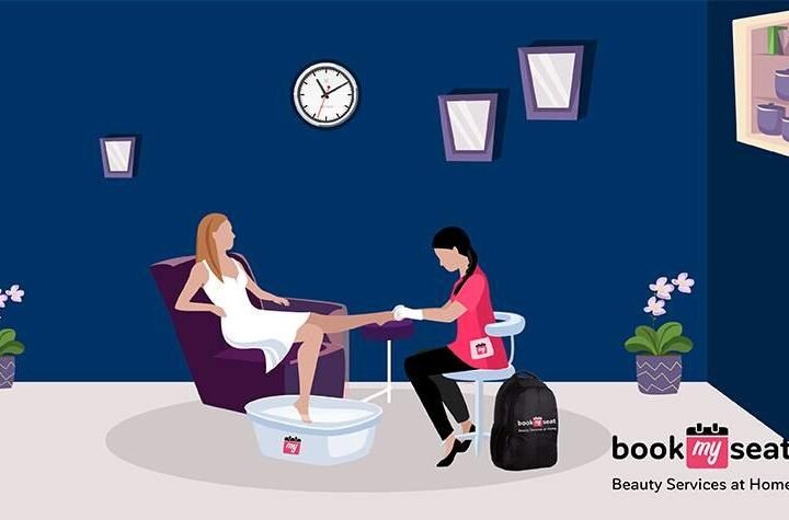 No time for Salon? Get Professional Beauty Services At Home from BookMySeat