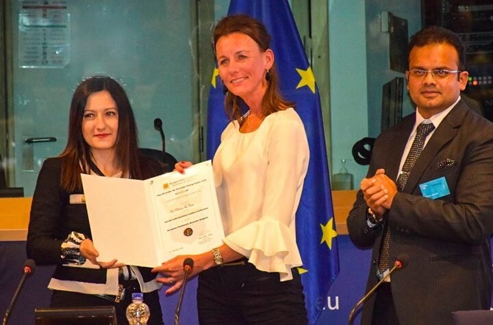 Gurgaon Indo-Italian Chiara makes it to Top 40 under 40 EU – India Leaders list released at European Parliament