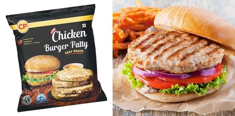 cp easy snack chicken burger patty cp-easy-snack-chicken-burger-patty