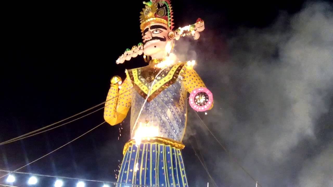 dussehra ravan dahan dlf phase 5 gurgaon