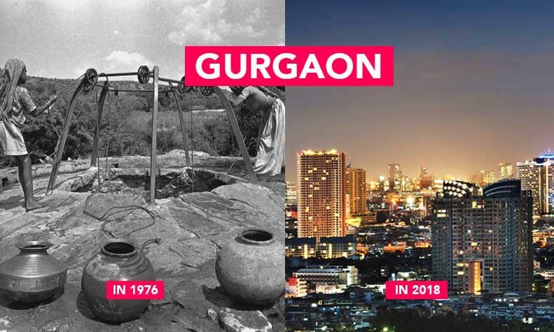 15 Amazing Then And Now Pictures Of Gurgaon City