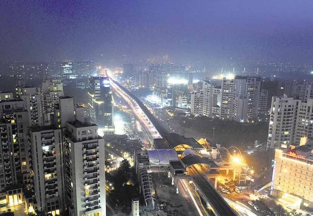 Detailed Map of Gurgaon City Haryana