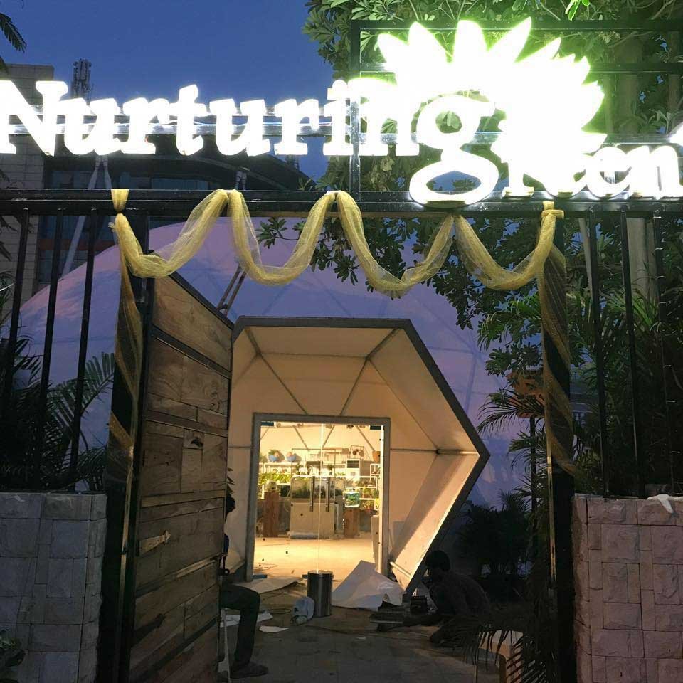 nurturing green studio oxygen chamber gurgaon