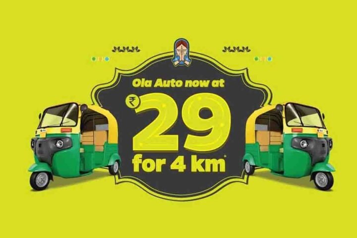 Now Hail an Ola Auto for just Rs.29 Only for 4kms in Gurgaon & Noida