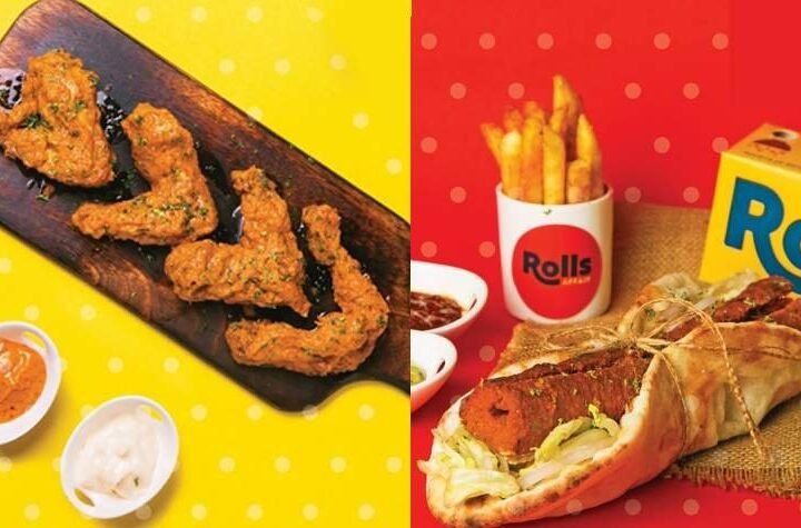Relish Butter Chicken Wings to Mutton Seekh Naan Kebabs from Rolls Affair Gurgaon!