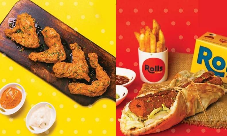 Relish Butter Chicken Wings to Mutton Seekh Naan Kebabs from Rolls Affair Gurgaon!