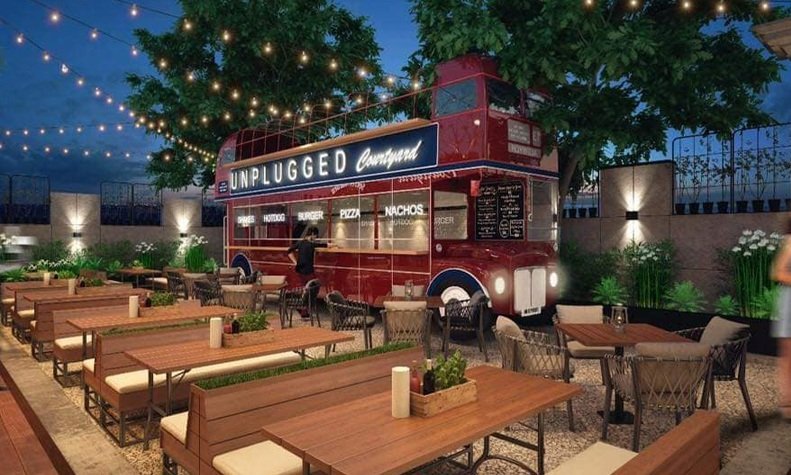 Unplugged Courtyard Udyog Vihar Gurgaon 😍