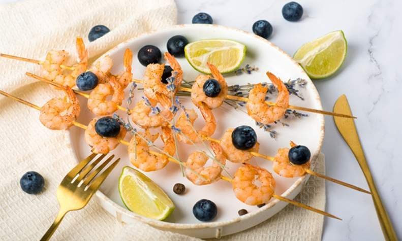 venetian prawn olive skewers meatigo