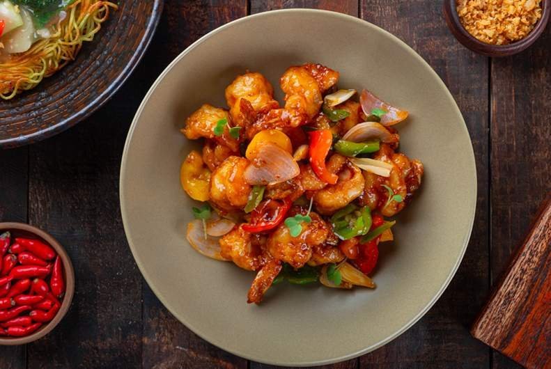 you mee singapore chili pork