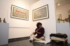 Flute performance at the NAVRATNA exhibition inauguration, Treasure of India, Gurugram